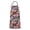 Pioneer Flower Floral-1, variant on Pioneer Flower Floral Print Pattern Apron for Women and Men, Cotton Linen Waterproof with Pockets, Adjustable, 33x27 Inch for Kitchen, Gardening, BBQ, Salon