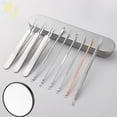thumbnail image 1 of Baweave Outils d'Extraction de Points Noirs en Acier Inoxydable de Qualité Médicale Kit Professionnel pour le Visage, 1 of 16