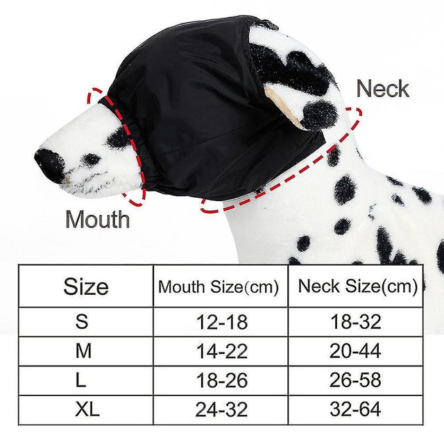 Gorro calmante para perros, máscara para los ojos, máscara para la ansiedad de las mascotas, bozal de cuello de gato con sombreado de nailon LingWen 9024715709554