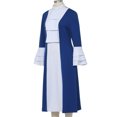 thumbnail image 6 of GRACEART Church Priest Clergy Dress for Women Tab Collar Double Layer Flared Sleeve Dresses, 6 of 7