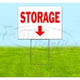 thumbnail image 1 of Storage Down (18" x 24") Yard Sign, Includes Metal Step Stake, 1 of 6