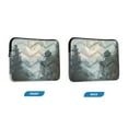 thumbnail image 7 of FORMRS 13"-13.3" Laptop Sleeve Protective Case Soft Carrying Quilted Computer Bag Cover, Moon and House, 7 of 7