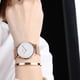 thumbnail image 4 of Correa de reloj de acero inoxidable malla milanesa 14mm 16mm 18mm 20mm 22mm señora chica oso de fresa, 4 of 4