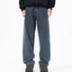 thumbnail image 2 of Puntoco Pantalones vaqueros gruesos de felpa para hombre con cordón elástico, holgados, de gran tamaño, con pierna recta, pantalones largos para hombre, 2 of 6
