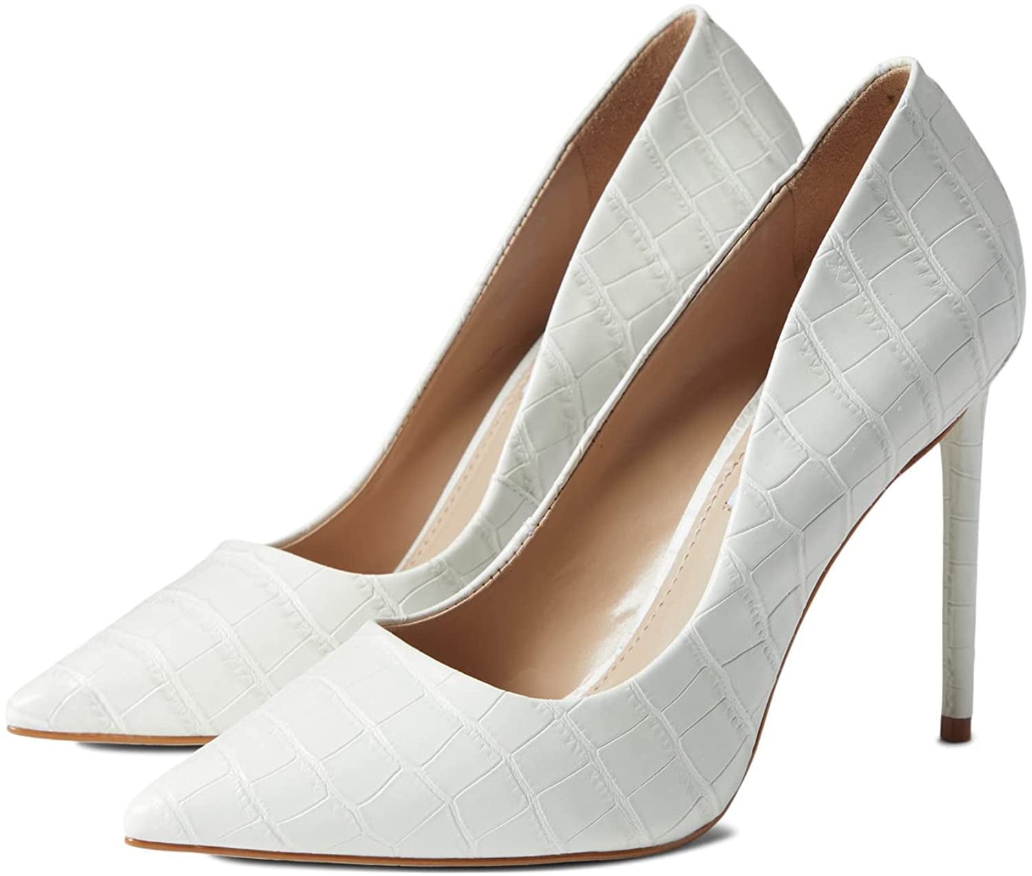 Steve Madden Womens VALA Pump White 