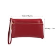 thumbnail image 3 of WHAMVOX Woman Long PU Wallet Storage Handbag 1 Set for Lady Female Red, 3 of 6