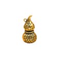 thumbnail image 1 of Qarigey Colgantes de latón con patrón de loto de calabaza, colgante dorado a prueba de decoloración, accesorio de joyería resistente, collar, regalo Accesorios de disfraces Type1 Loto hueco Qarigey AP016745-02, 1 of 6