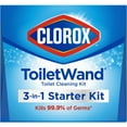 thumbnail image 4 of Clorox ToiletWand Disposable Toilet Cleaning System - ToiletWand, Storage Caddy and 6 Disinfecting ToiletWand Refill Heads (Packaging May Vary), 4 of 17