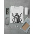 thumbnail image 3 of Sketch Of Scarab T-Shirt Men -Image by Shutterstock, Male Medium, 3 of 4