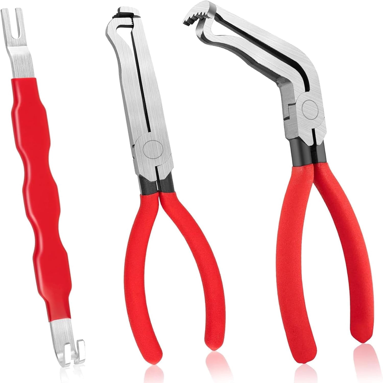 3-Piece Upgrade Automotive Electrical Terminal Removal Pliers &ndash; Electrical Connector Disconnect Tool Kit Wire Harness Separator for Car Repair
