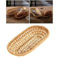 thumbnail image 1 of Cesta de Pan de Ratán, Cesta de Almacenamiento Tejida, Caja de Pan de Cocina, Cajas de Almacenamiento, Bandejas para Platos de Frutas, O S Macarena Bandeja de almacenamiento de pan de cocina, 1 of 8