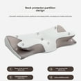 thumbnail image 4 of Graphene-Infused Gray Memory Foam Neck Support Pillow for Home Use - Adjustable Height & Weight, Spine Alignment Design, Ideal for Side Sleepers, Promotes Restful Sleep, 64x35x12cm Double-Sided, 4 of 6