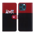 thumbnail image 2 of Compatible avec iPhone 13 Pro Max Étui Portefeuille Motif Animaux Mignons avec Fentes pour Cartes Couverture Rabattable, 2 of 5
