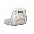 thumbnail image 2 of Fruits Reading Pillow Cover, Hand Drawn Tropical Items and Dots or Mini Motifs Scattered on a Plain Background, Unstuffed Printed Bed Rest Case from Soft Fabric, XL Size, Multicolor, by Ambesonne, 2 of 4
