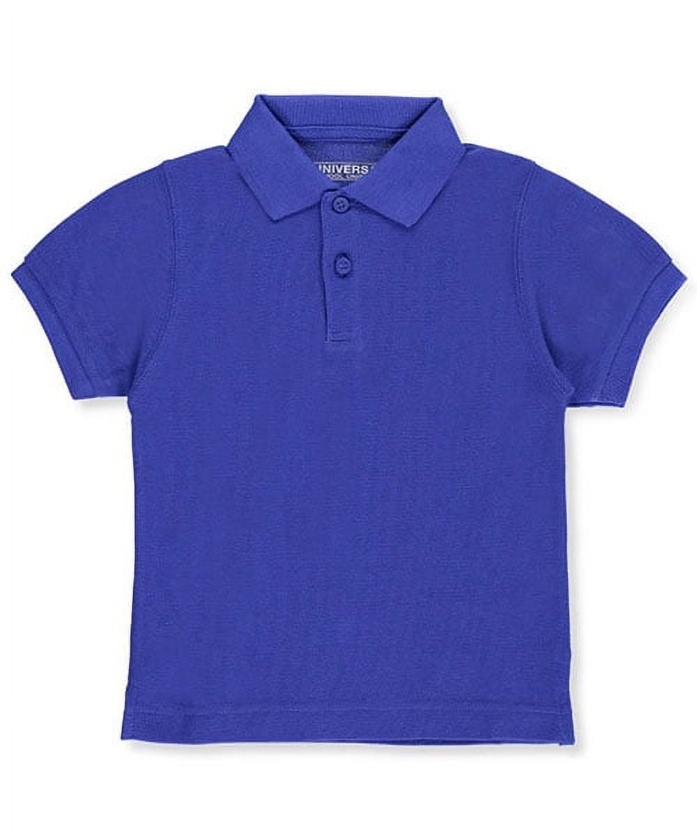 Universal School Uniforms Unisex Short Sleeve Pique Polo Shirt w/ Stain  Release (Boys & Girls)