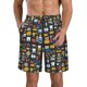 thumbnail image 1 of Fotbe Teeth Trajes de Baño Estampados para Hombre, Shorts de Verano de Secado Rápido, Ropa de Playa, Bañadores-Medium, 1 of 6