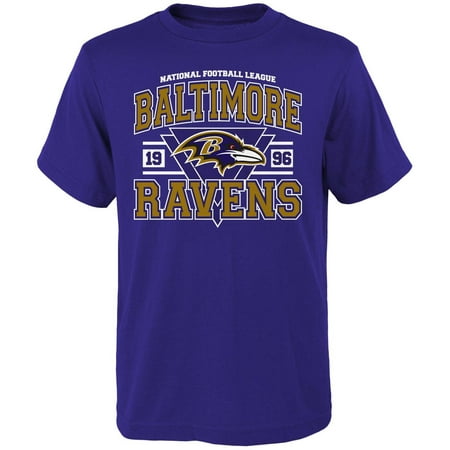 NFL Boys' Baltimore Ravens Short Sleeve Team Tee