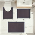 thumbnail image 5 of Bathroom Rugs Sets 3 Piece, Washable, Super Absorbent Bath Mat for Bathroom, Toilet and Tub, 5 of 10