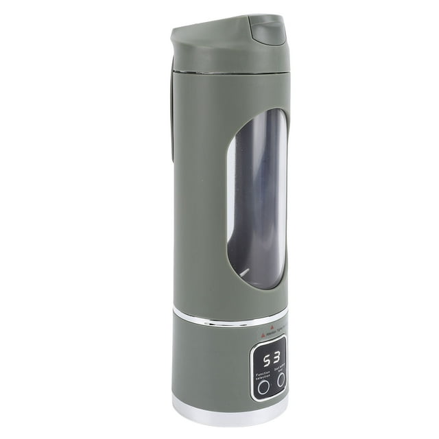 Copa De Exprimidor Portátil, Licuadora Recargable USB, Exhibición Digital De Viajes De Viajes Para Los Batidos Para Acampar En Casa Acampando Con Peso Ligero