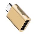 thumbnail image 1 of Seitruly Adaptador tipo C a USB 3.0 a Convertidor de alta eficiencia multifuncional resistente al desgaste para teléfono PC Gris Teléfono y Comunicación Oro, 1 of 6