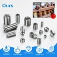thumbnail image 7 of Uxcell 10-Pcs Thread Adapters Sleeve Reducing Nut M8x1.25 Male to M6x1 Female 15mm H Nut Screw Reducer, 7 of 7