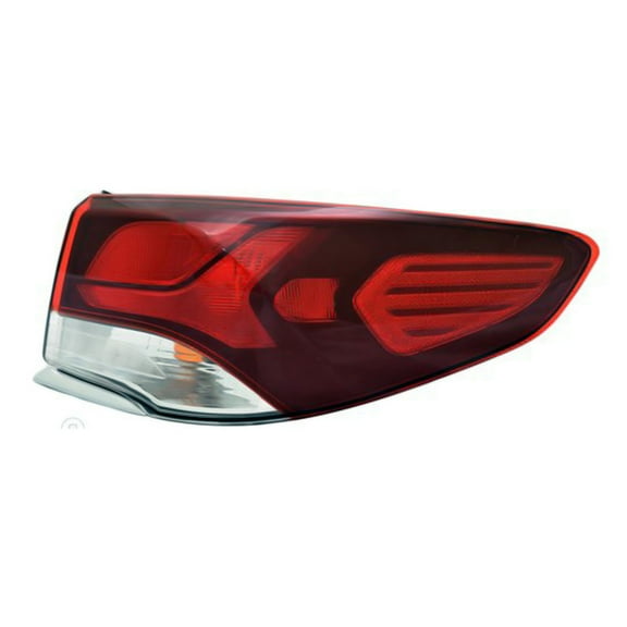 KAI New CAPA Certified Standard Replacement Passenger Side Outer Tail Light Assembly, Fits 2018-2019 Hyundai Sonata