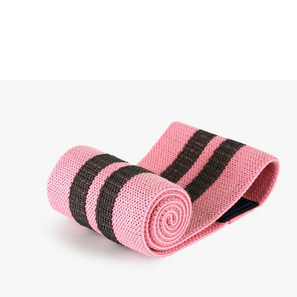 Non Slip Fabric Resistance Bands Excellent Elasticity Thigh Butt Squat Fitness Rubber Bands for Gym Yoga and Pilates Sport Warm Ups (Pink 90 pounds)