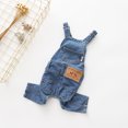 thumbnail image 2 of Combinaison en Jean pour Chien Mode Élastique Ajustable Pantalon en Jean pour Chien Combinaison en Jean pour Chien, 2 of 10