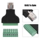 thumbnail image 5 of Conector De Terminal De Tornillo Jack Macho RJ45 Para Traje De Conexión Ethernet DVR Para Baluns, 5 of 7