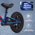 thumbnail image 6 of Rugerasy 24V 100W Electric Balance Bike for Ages 3-5,12in E-Dirt Bike with Inflatable Tires,Adjustable Seat & Training Wheels Option,Blue, 6 of 8