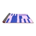 thumbnail image 2 of Ahgly Company Indoor Square Abstract Purple Modern Area Rugs, 5' Square, 2 of 4
