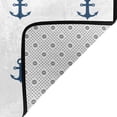 thumbnail image 4 of Indoor Door Mat, navyblue anchor white cute Bedroom Rug & Carpets Entryway Rug Front Door Welcome Mat, Non-Slip Long Bathroom Rugs Runner, Washable Kitchen Mats for Floor, 4 of 5