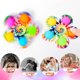thumbnail image 4 of Fidget Spinner juguetes Tie Dye colorido Push Bubble mano Spinner para TDAH ansiedad alivio del estrés recuerdo de fiesta sensorial para niños regalos, 4 of 4