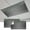 Black, variant on Black Grey Fluorescent Light Covers, Modern Abstract Diamond Luxury Gradient Magnetic Light Covers for Ceiling Lights, Fluorescent Ceiling Shade Filters for Classroom Bedroom Office 4x2Ft x 2PCS