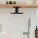thumbnail image 4 of Organizador colgante Heavy Duty Rotación de 360 grados 6 Gra decorativo estable y flexible pa baño Despensa mio Oficina Cocina Negro perfecl Gancho organizador, 4 of 7