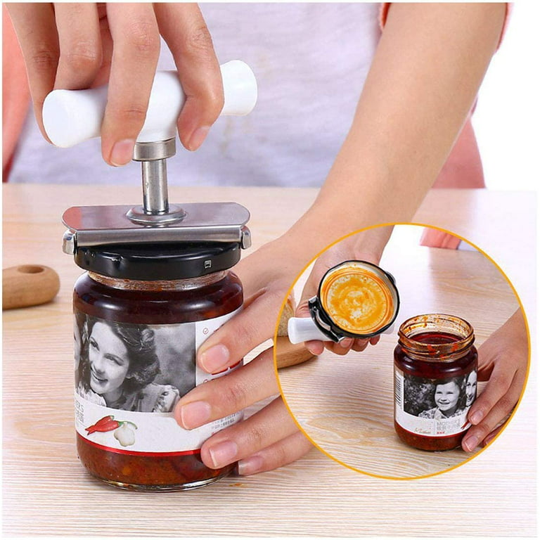 Adjustable Stainless Steel Jar Opener Seal Lid Remover Twist Off Screw  Capping Tool Best Assist for Arthritis Sufferers Any Size Grip Quality  Kitchen