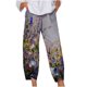 thumbnail image 1 of Pantalones Bombachos Informales Holgados de Cintura Alta Con Cordón Para Mujer, Deportivos, Informales, A La Moda Odeerbi ODB-6, 1 of 7
