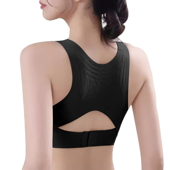 Women's Wireless Bras Full Coverage Bra Women Support And Lift Comfortable Supportive Tshirt Bra Everyday Bras Wireless Jelly Push Up Bras for Women Front Closure Seamless Everyday Bras