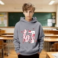 thumbnail image 4 of Sweat à Capuche à Manches Longues pour Filles pour Jeu Quotidien et Activités Scolaires Classification des Produits, 4 of 6