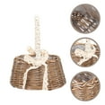 thumbnail image 5 of QUMONIN Rattan Easter Basket with Lace for Gifts and Storage, 5 of 9