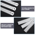 thumbnail image 2 of MasteelfCA TOYMYTOY 3Pcs Stainless Steel Ruler Metal Ruler for Engineering School Office Drawing 20cm/30cm/40cm, 2 of 7