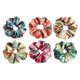thumbnail image 3 of 6PCS Floral Hair Ties Tropical Plant Pattern Scrunchies for Women Ponytail Holders Stylish Hair Accessories for Daily and Vacation Use, 3 of 4