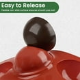 thumbnail image 4 of 2 Pcs Hot Chocolate Bomb Molds, 6-Cavity Medium Semi Sphere Silicone Mold, Half Sphere Round Molds for Baking Cake, Candy, Jelly, Dome Mousse, Cocoa Bomb, 4 of 6