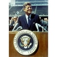 thumbnail image 2 of President Kennedy Speaking At Rice University Football Field. Sept. 9 History (18 x 24), 2 of 2