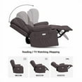 thumbnail image 2 of Electric Recliner + Rocking + Massage: #Cf8011 Pu Leather + Seat Width: 56Cm Cf8011 Electric Recliner + Rocking + Massage Seat Width: 56Cm, 2 of 9
