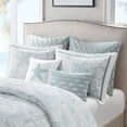 thumbnail image 6 of Harbor House Coastal Cotton Euro Sham with Embroidery in Blue, 6 of 6