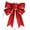 Red9, variant on WWG Large Fabric Christmas Bow, Festive Hanging Bowknot Ornament, 18 x 16 cm, Thickened Satin Material, Reusable Holiday Decor, for Christmas Tree Wreath Garland Party Home Decor, Includes 1 Bow