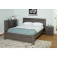 thumbnail image 4 of TMS Maya Boho 4-Drawer Dresser with High Gloss Gray Accents, Dark Sonoma Oak, 4 of 5