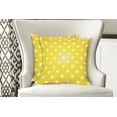 thumbnail image 4 of Ambesonne Yellow Throw Pillow Cover 2 Pack, Vibrant Stars Fun Retro, 20", White Yellow, 4 of 6