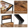 thumbnail image 5 of 3 Pieces Dining Set Compact Table and 2 Chair with Metal Frame for Small Space, 5 of 9